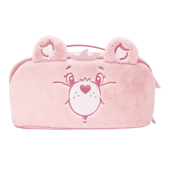 Impressions Vanity Care Bears Cheer Bear Unfold Travel Makeup Bag, 3 Inner Pocket, Top Handle