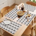 thumbnail image 5 of Black Flamingos Placemats Set of 4 Wooden Vintage Art Elegant Pastoral Place Mats Indoor Wipeable Table Mats Washable Cloth Dining Table Placemats for Kitchen Holiday Party Home Decor 13x19 Inch, 5 of 9