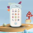 thumbnail image 5 of Juguete de teléfono para bebé, sonido musical, juguetes para dormir con mordedor, teléfono de simulación, juguete educativo para edades tempranas, regalos para niños, 5 of 5