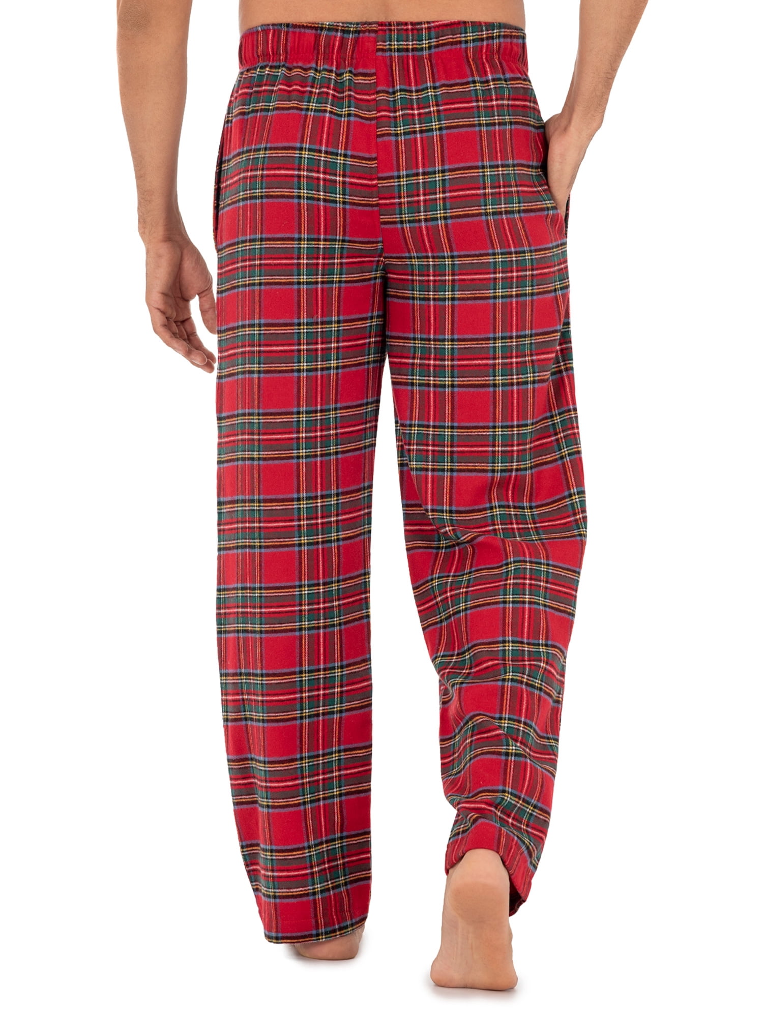 George Men's Plaid Woven Flannel Sleep Pants