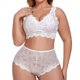 thumbnail image 1 of Zhuge - Lenceria Mujer Erótica Talla Grande ，L, Ropa Mujer Curvy en Blanco - Conjuntos de Lencería Sexy para Mujeres, 1 of 4