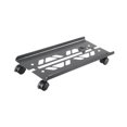 thumbnail image 4 of Soporte móvil para CPU, soporte para PC con 4 ruedas giratorias, rodamiento de carga de 80kg, accesorio multifuncional, diseño perforado, elevador de Gris, 4 of 8