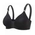 thumbnail image 1 of 3 Pack Women‘s Front Closure Bra Wireless Bra Active Yoga Sports Bras, 1 of 10