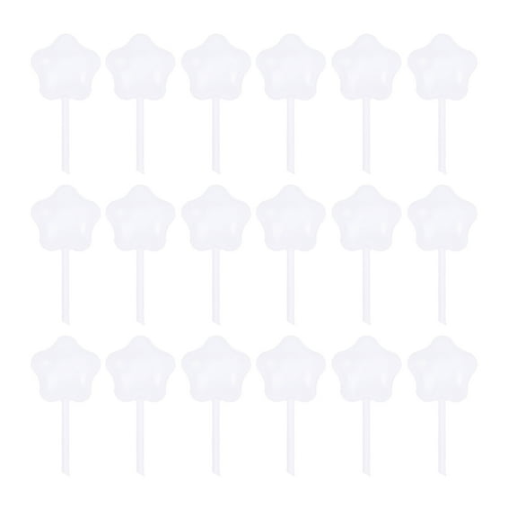 FELTECHELECTR 50pcs Star Shaped Cake Jam Pipettes Translucent Plastic Squeeze Droppers For Cupcakes Cakes Ice And Decoration