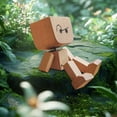 thumbnail image 6 of DAMAI Shaking Wooden Man Figurine,Handmade Shaking Feet Wooden Doll,Funny Wood Desktop Decor,ortable Car Dashboard Decorations Car Ornaments for Men(Signgle J), 6 of 8