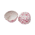 thumbnail image 2 of Pack Of 100 Thickened Greaseproof Baking Cup Liners, Vibrant Floral Print Paper Holders, Non-Stick & Durable Muffin Trays For Snow Skin Mooncakes, Cupcakes, Mini Cakes For Home, 2 of 6