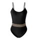 thumbnail image 3 of Gibobby Trajes de Natación para Mujer Traje de baño de mujer Bikini de una pieza Traje de baño de moda Sling Cinturón sexy Trajes de baño de una pieza(Negro,M), 3 of 5