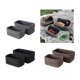thumbnail image 2 of Large and Small Woven Storage Baskets Practical Nursery Storage Basket for Shelves Closet or Tabletop Organization grey, 2 of 4