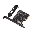 thumbnail image 1 of Wekity USB3.1 Expansion Card TYPE C TYPE A Desktop Expansion Card 10Gbps for Windows-0829, 1 of 5