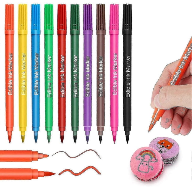 Food Coloring Marker Edible Hook Line Drawing Pens