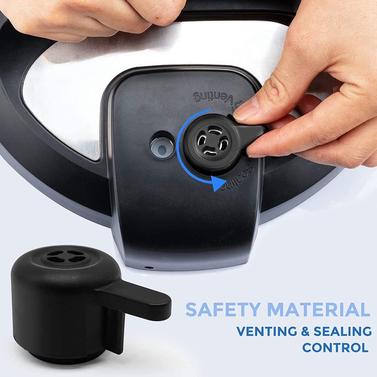 ORUYROP Poignee de Liberation de Vapeur Valve de Vapeur pour Ninja Foodi OP301 9 en 1 6 5 Litres OP401 12 en 1 8 Litres Valve de Remplacement pour Autocuiseur Ninja Foodi Accessoires Walmart