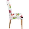 thumbnail image 3 of FMSHPON Japanese Food Sushi Ninja Stretch Chair Cover Protector Seat Slipcover for Dining Room Hotel Wedding Party Set of 1, 3 of 5