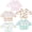 Multicolor, variant on Lictin Long Sleeve Bibs,5 Pcs Waterproof Smock Baby Bibs for Toddler Boys Girls, 0-24 Months Neutral Baby Smock for Eating, Easy to Clean