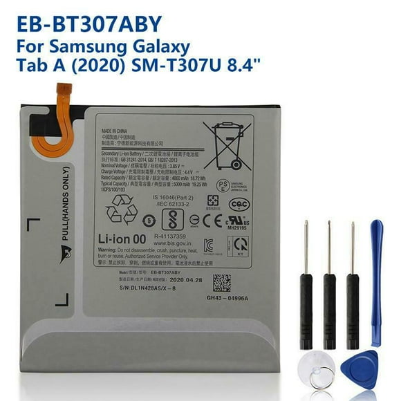 Replacement Battery for Samsung Tab A 8.4" 2020 Tablet, T307U T307, EB-BT307ABY