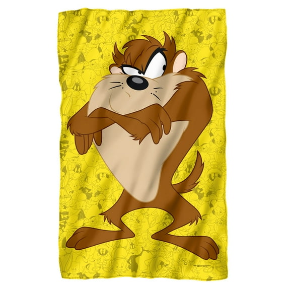 Looney Tunes Blanket, 36"x58", Taz Character Fleece Blanket