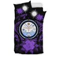 thumbnail image 2 of Marshall Island Purple Hibiscus Bedding Set, 2 of 7