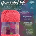 thumbnail image 5 of JubileeYarn Amigurumi Select Yarn - Baby Acrylic - Aster - 4 Skeins, 5 of 7