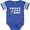 Football Blue and White, variant on Inktastic Uncle's Fishing Buddy with White Text Boys Baby Bodysuit