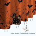 thumbnail image 6 of Halloween Spider Web and Bats Shower Curtain 36"x72" ,Bathroom Decorative Shower Curtains Set with 12 Hooks,Modern Waterproof Washable Shower Curtain, 6 of 6