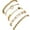C, variant on Gold Bracelets For Women Non Tarnish Plated Chunky Cuff Bracelet Stackable Gold Bangles Bracelet For Women Trendy Tie Knot Cuban Rope Paperclip Beaded Bracelet Stack Jewe