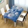 thumbnail image 6 of GZHJMY Christmas Blue Balloons Outdoor Tablecloth 60x90In,Rectangle Table Cover Kitchen Dinner for Outdoor and Indoor Party Holiday Hotel BBQ-Christmas124 Home Decor, 6 of 7
