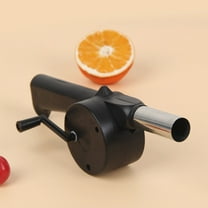 MLINS 4 Pcs Operated Camping Hand Blower 25.00X7.00X3.00CM Black