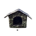 thumbnail image 2 of Greeniant Casa para perros con ingredientes seguros, artesanía duradera y exquisita, tienda cómoda y cálida, cabina para mascotas Suministros para perros modelo camuflaje M: 40*38*35 cm, 2 of 6