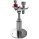 thumbnail image 4 of Soporte de tubo de montaje en pared de techo, abrazadera de soporte ajustable de acero inoxidable de 51 mm (2 pulgadas) de diámetro, ideal para fijar tuberías, tubos o varillas, 1 pieza Kuyhfg Bienvenido a Kuyhfg, 4 of 5