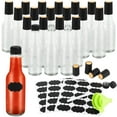 thumbnail image 1 of 20 botellas de viaje con tapa abatible, contenedores de plástico transparente de 150 ml para viajes, botellas portátiles a prueba de fugas, contenedores vacíos rellenables para salsa picante para cham, 1 of 5