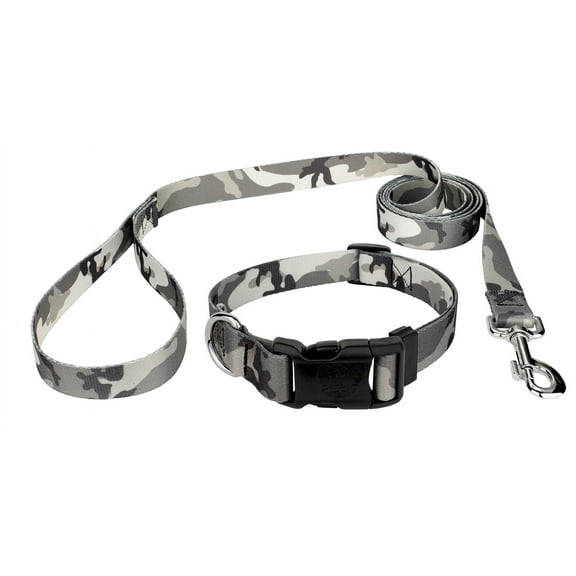 Country Brook Petz® Urban Camo Deluxe Collar and Leash, 2XS