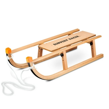 Slippery Racer Kids Wooden Foldable Snow Sled