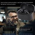 thumbnail image 4 of AI Translation Earbuds Real Time,  5.4 Translator Earbuds with Noise Canceling, Language Translator Earbuds for Travel Business Learning, 4 of 7