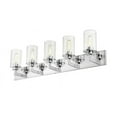 thumbnail image 3 of 5 Light Bath Vanity In Art Moderne Style 38.75 Inches Wide By 10.25 Inches High-Brushed Nickel Finish Z-Lite 462-5V-Bn, 3 of 4