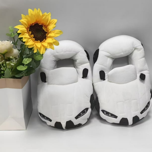 Zapatos De Algodón Botines De Invierno Cálidos Y Antideslizantes Para Uso Doméstico O En Coche, Con Puntera Reforzada Y Suelas Resistentes, Color Blanco (1 Unidad) Rkxzt