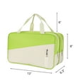 thumbnail image 4 of HYOOG Dry Wet Divisional Swim Bag, Waterproof Oxford Duffle Suitcase, Beach Travel Bag (Green-Khaki), 4 of 8