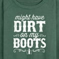 thumbnail image 3 of International Harvester Dirt On My Boots - Women's Lightweight French Terry Long Sleeve Shirt, 3 of 6