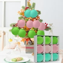 8cm/9pcs Christmas Decorations Tree Ball Bauble Hanging Home Party Ornament Decor