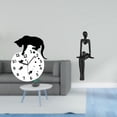 thumbnail image 2 of Reloj Colgante Silencioso De Pared Con Diseño De Gato, Movimiento Silencioso, Para Sala De Estar, Analógico, Sin Tictac, Estatua De Pensador Abstracto Creativo, Escultura De Resina Para Casa, 2 of 8
