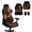 American Flag Deer, variant on KUIFORTI Deer Head Gaming Chair Covers Slipcovers Easy to Install Game Computer Office Desk Chair Cover Protector with Armrest Covers Comfortable for Office and Computer Chairs