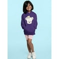 thumbnail image 2 of Cute Teddy Bear With Crown Hoodie Juniors -Image by Shutterstock,  Large, 2 of 4