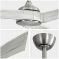 thumbnail image 6 of Sofucor 52" Wood Brushed Nickel Ceiling Fan with Remote Control, 6 Wind Speeds 3 Blades with Reverse Airflow, 6 of 8