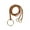 Brown, variant on INSPIRE CHIC Women PU Leather Skinny Rope Belt Round Ring Endings Self Tie Waistband Thin Waist Strap Brown