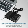 thumbnail image 2 of CZY USB 2.0 External Sound Card 6 Channel 5.1 Surround Optical S/PDIF Adapter, 2 of 5