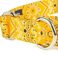 thumbnail image 6 of Country Brook Petz® Yellow Bandana Martingale Dog Collar, Medium, 6 of 6