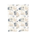 thumbnail image 7 of DouZhe Ultra-Soft Micro Fleece Lightweight Flannel Bed Blanket, Geometry Abstract Textures Print Cozy Warm Throw Blankets, 50"x40", 7 of 7