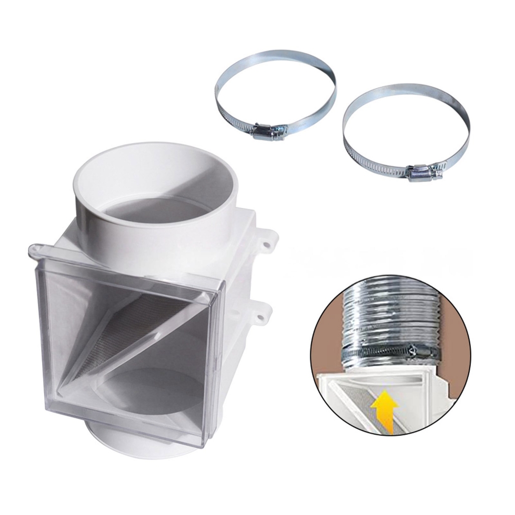 Plastic Dryer Channel Particle Collector 4 Foot Fire Risk Reduction Improves Ventilation