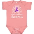 thumbnail image 3 of Inktastic Cystic Fibrosis Awareness with Ribbon and Lungs Boys or Girls Baby Bodysuit, 3 of 5