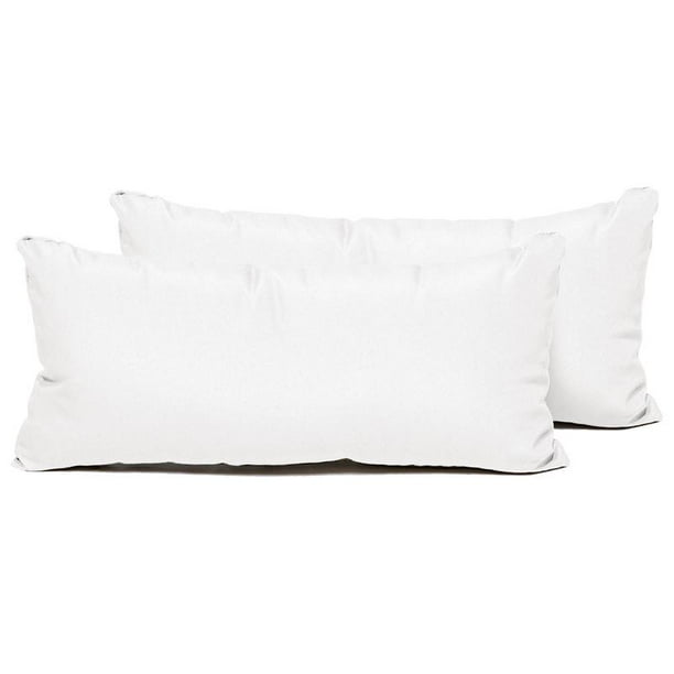 TK Classics Sail White Outdoor Throw Pillows Rectangle Set of 2