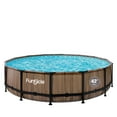 thumbnail image 1 of Funsicle 14 ft Oasis Designer Pool, Natural Teak, 1 of 7