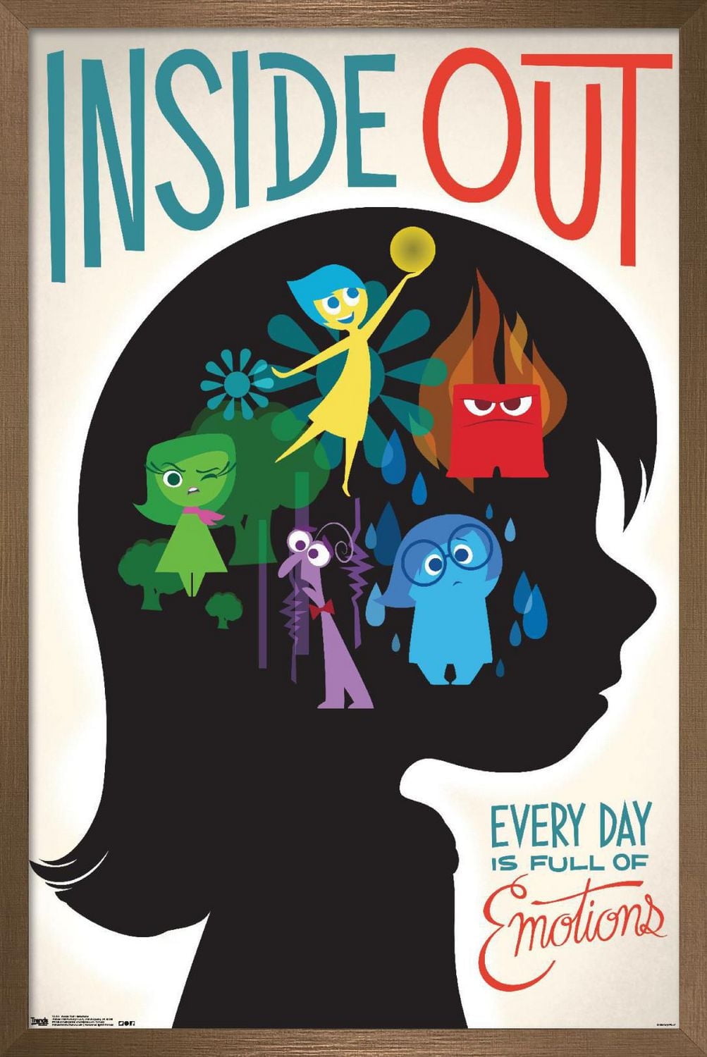 Disney Pixar Inside Out - Emotions Wall Poster, 14.725" x 22.375"
